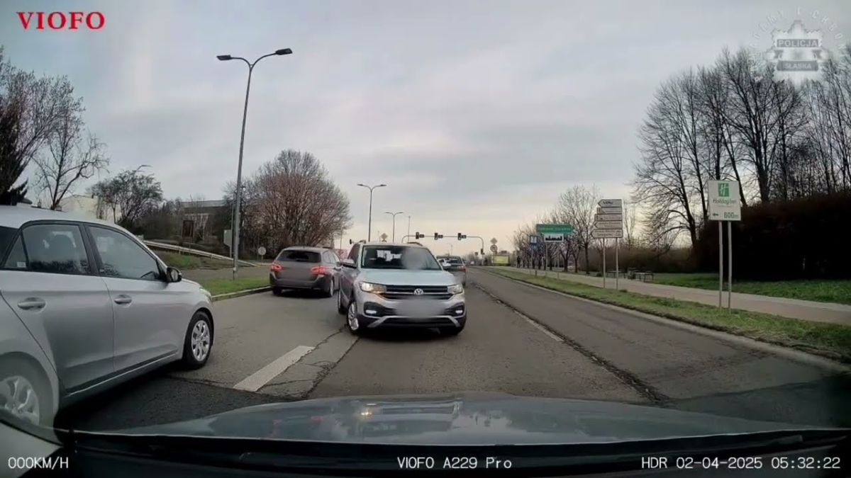 Niebezpieczna jazda „pod prąd” w Dąbrowie Górniczej
