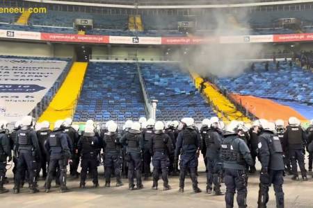 Zamieszki na Stadionie Śląskim: 19 zatrzymanych