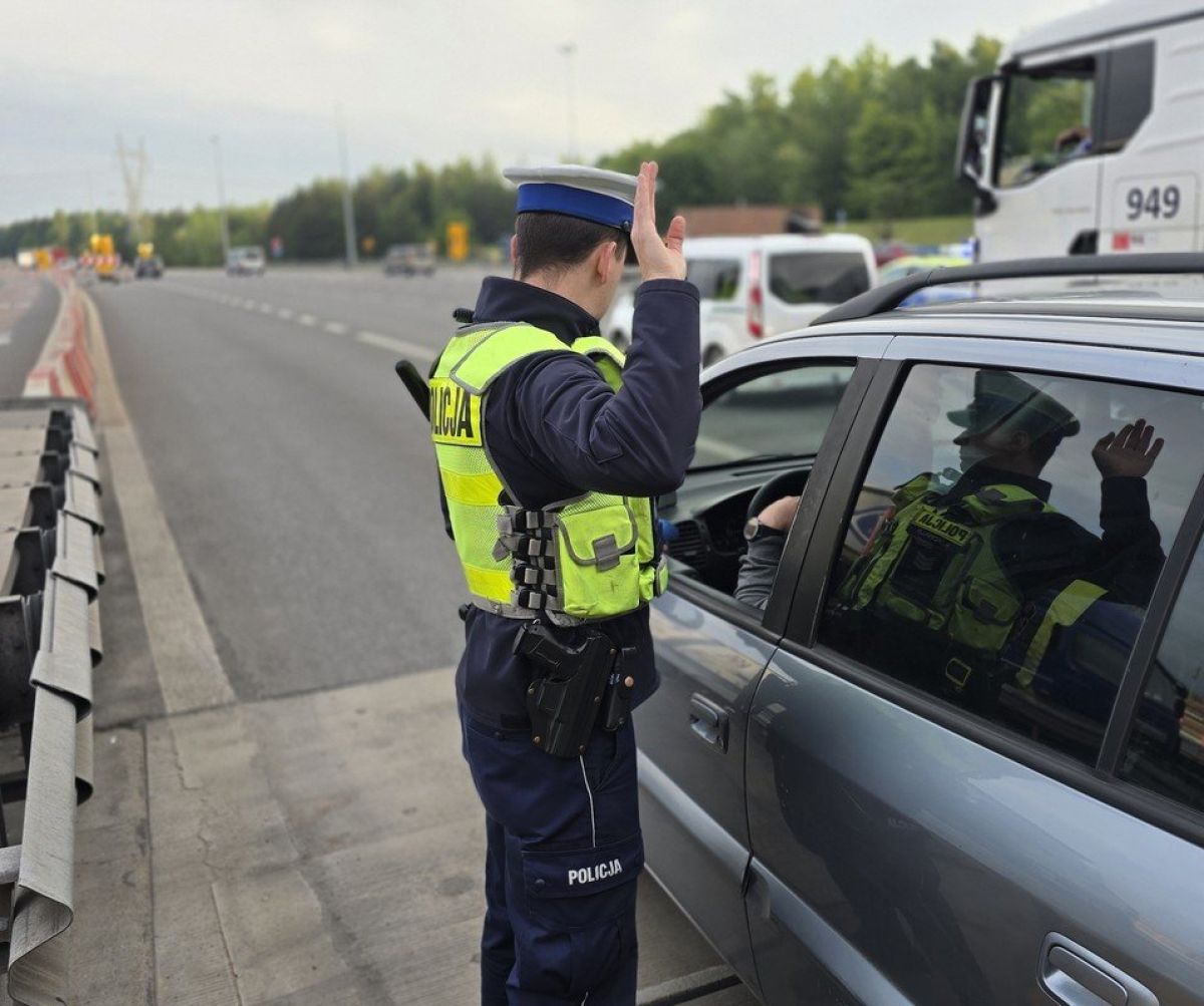 Kontrole trzeźwości na autostradzie A4. Wiele zatrzymanych
