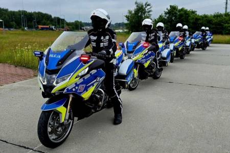 Motocyklowa Asysta Honorowa na autostradzie A4