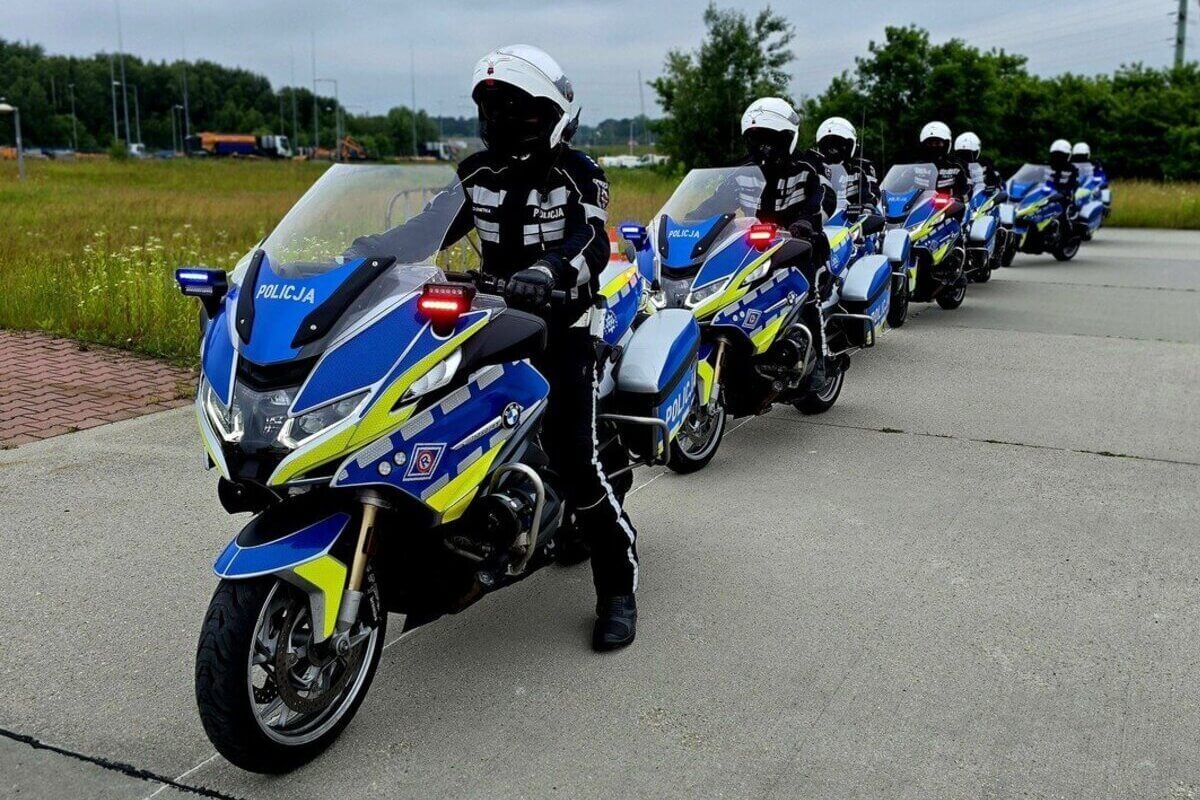 Motocyklowa Asysta Honorowa na autostradzie A4